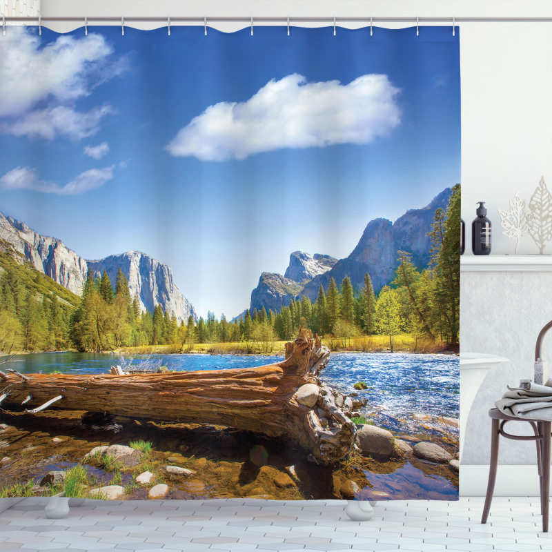 California Yosemite Shower Curtain