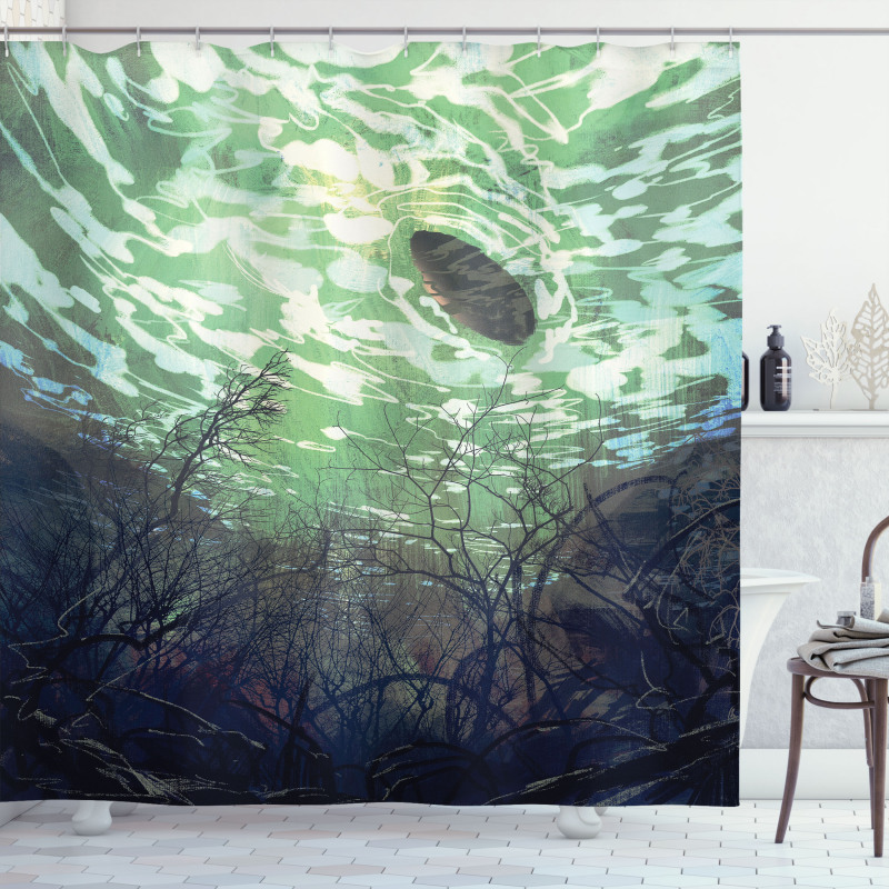 Underwater World Art Shower Curtain