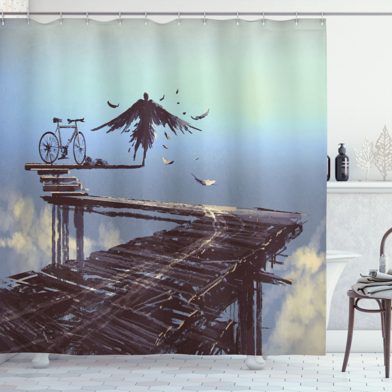 Eagle Birdman Fantasy Shower Curtain