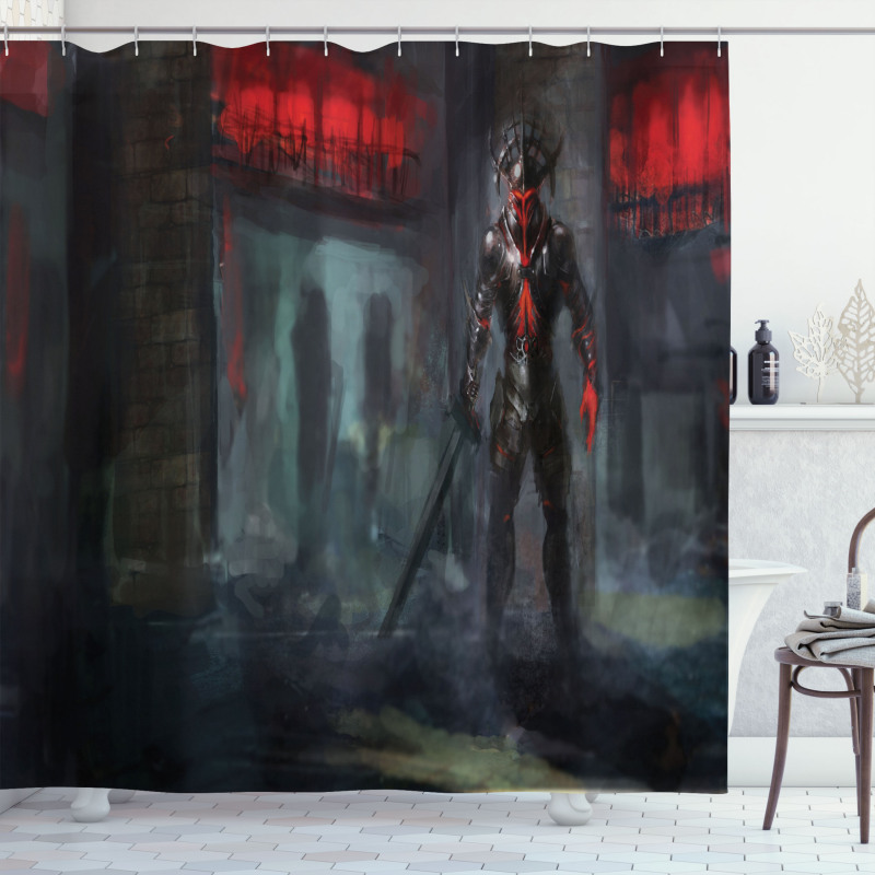 Fantasy Building Gothic Shower Curtain