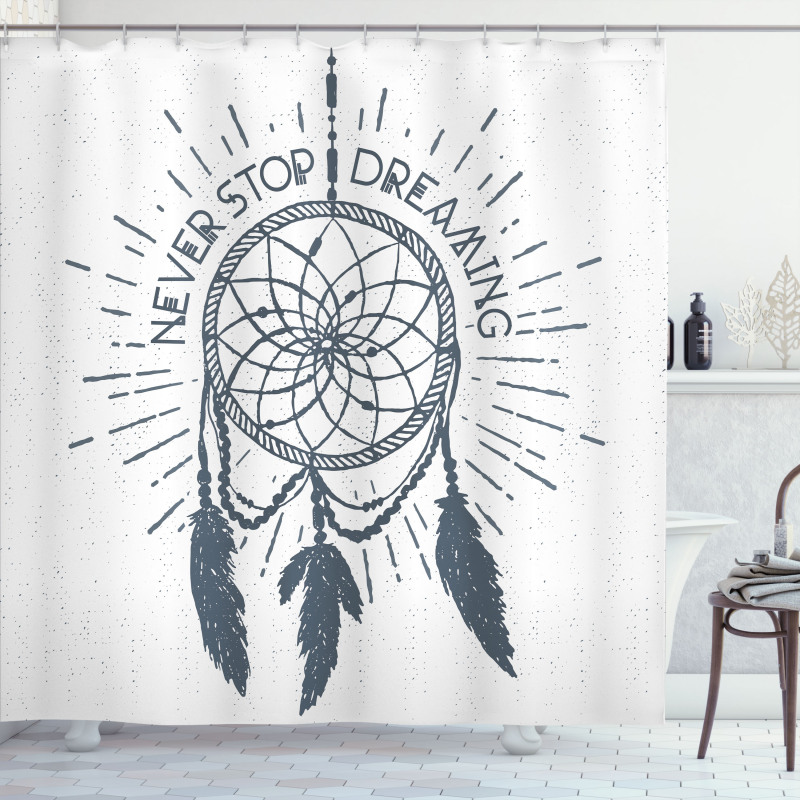 Feather Shower Curtain