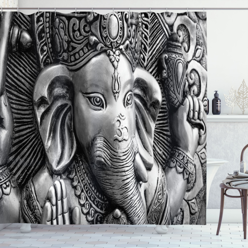 Elephant Boho Eastern Shower Curtain