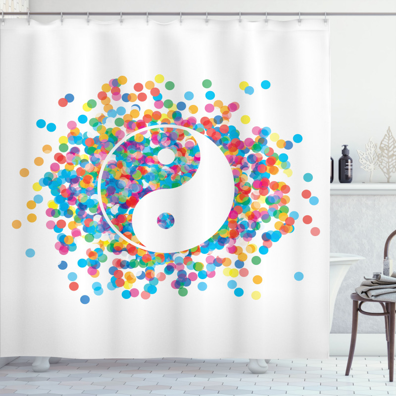 Colorful Peace Shower Curtain