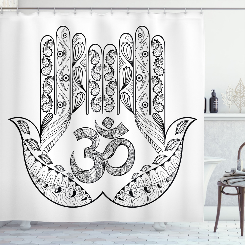 Paisley Mandala Shower Curtain
