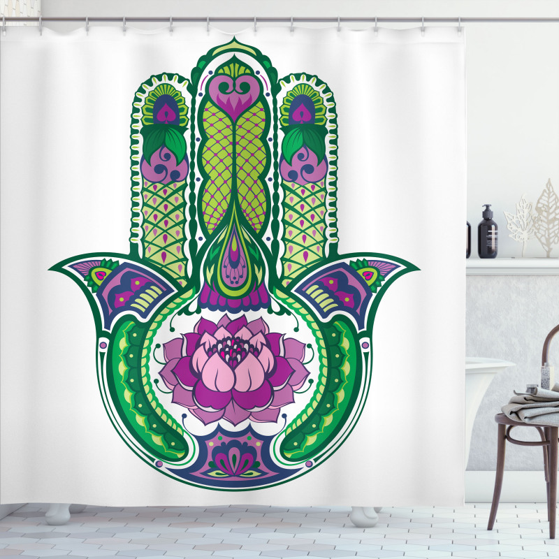 Lotus Flower Shower Curtain