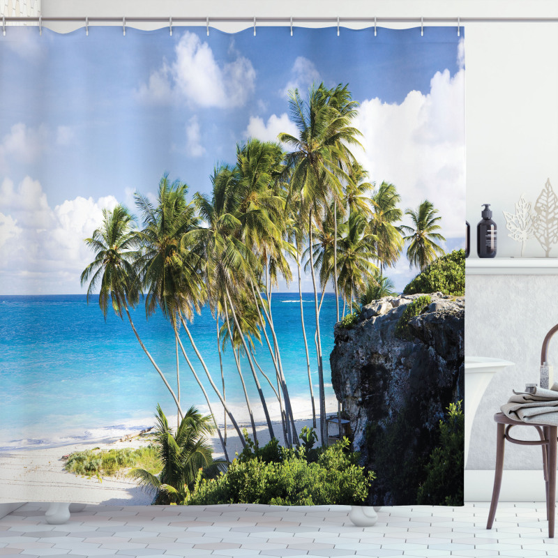 Ocean Exotic Beach Shower Curtain