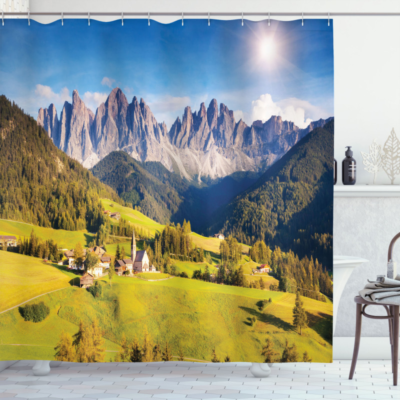 Morning at Countryside Shower Curtain