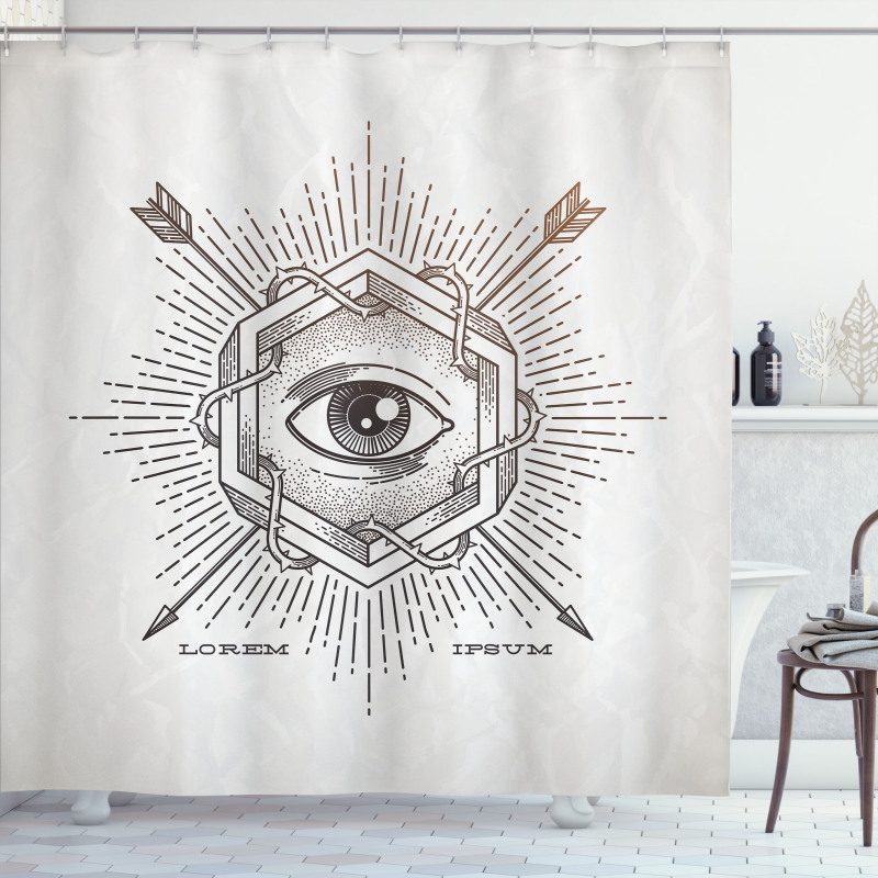 Mystic Third Eye Shower Curtain