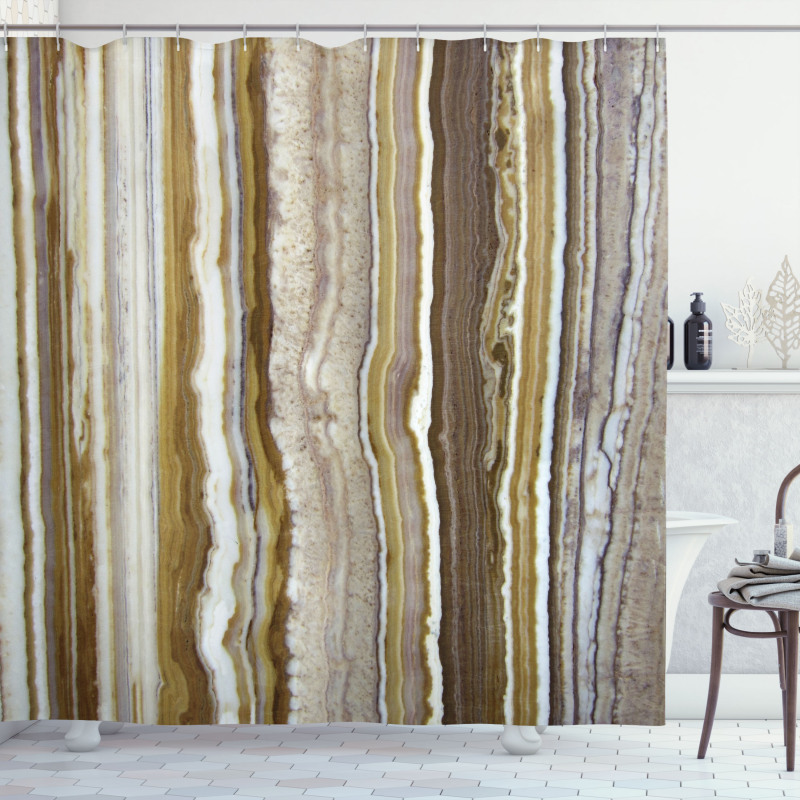 Marble Rock Patterns Shower Curtain