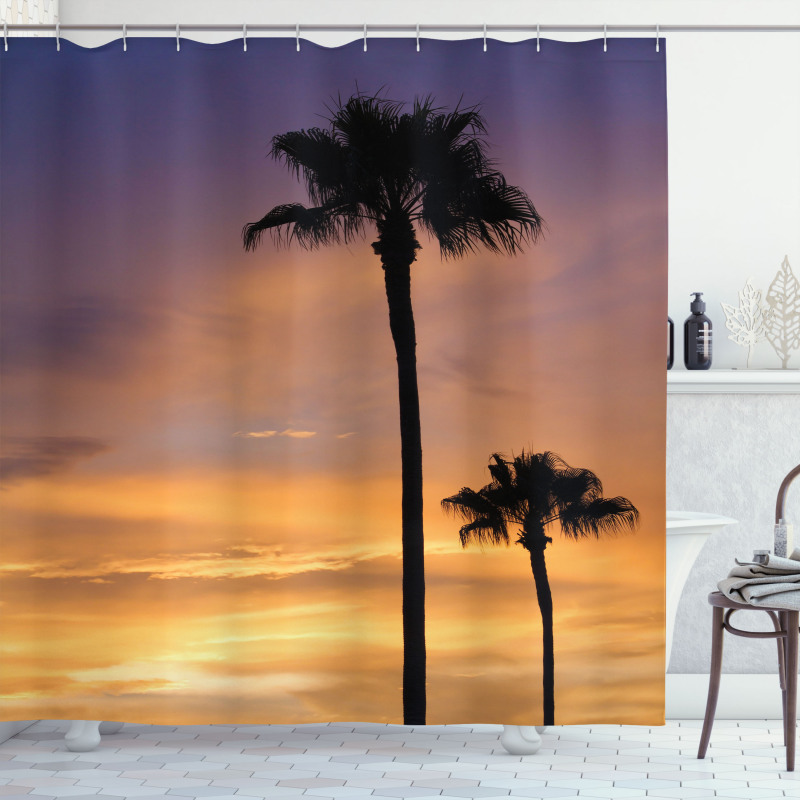 Exotic Coconut Dreamy Shower Curtain