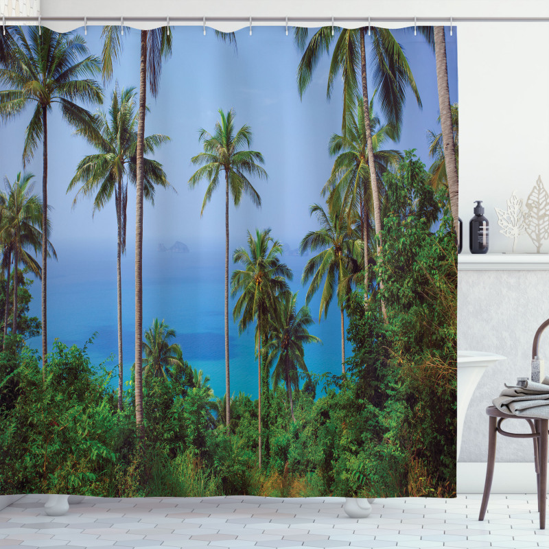 Ocean Jungle Beauty Shower Curtain