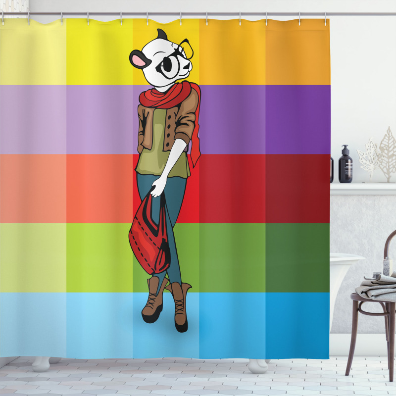 Cartoon Fox Fashion Funny Shower Curtain