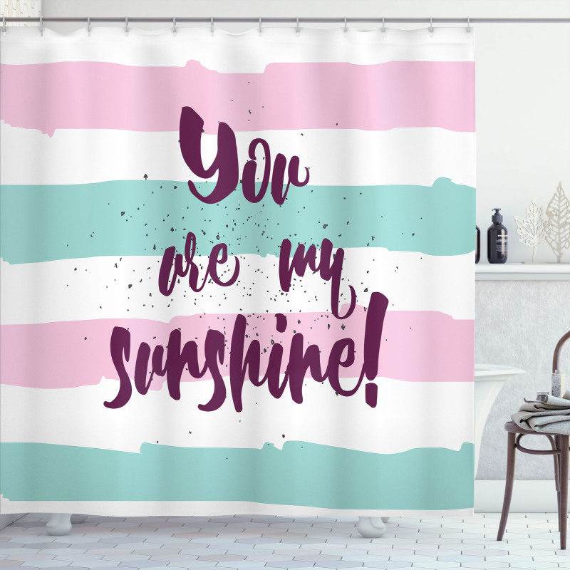 Colorful Words Shower Curtain