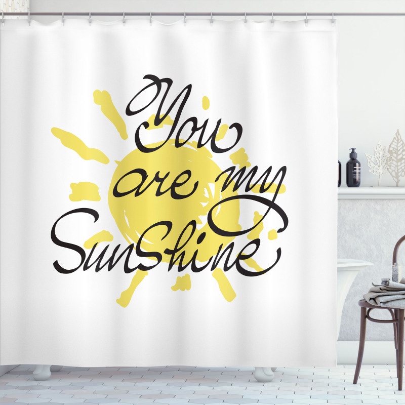 Valentines Sun Romance Shower Curtain