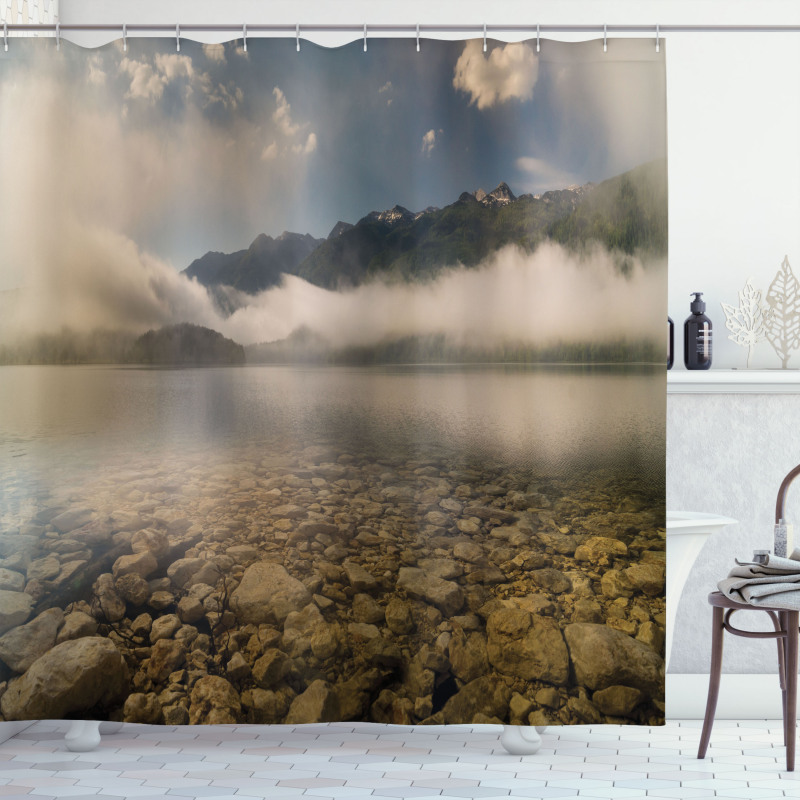Reflections on Lake Shower Curtain