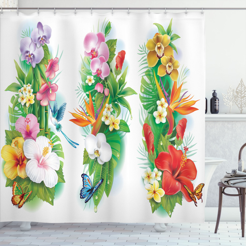 Tropic Christmas Shower Curtain