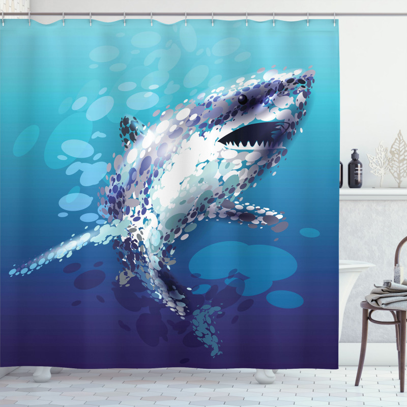 Shark Oceanlife Animal Shower Curtain