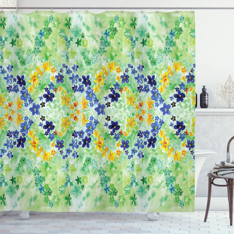 Garden Flowers Shower Curtain