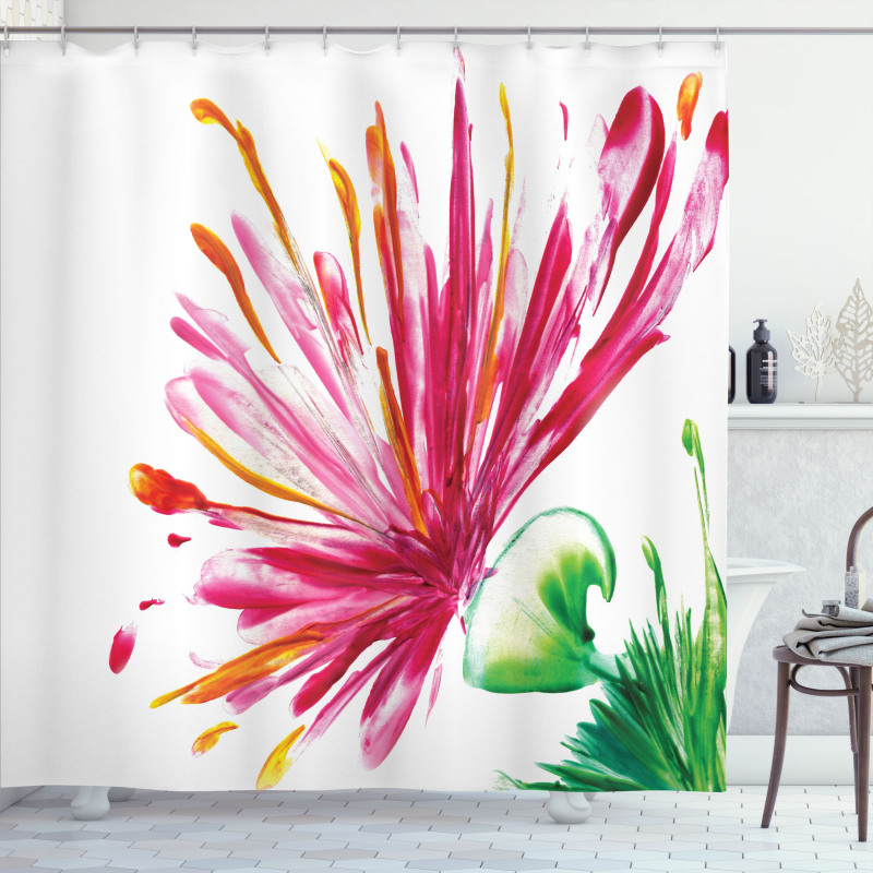 Blooming Petals Shower Curtain