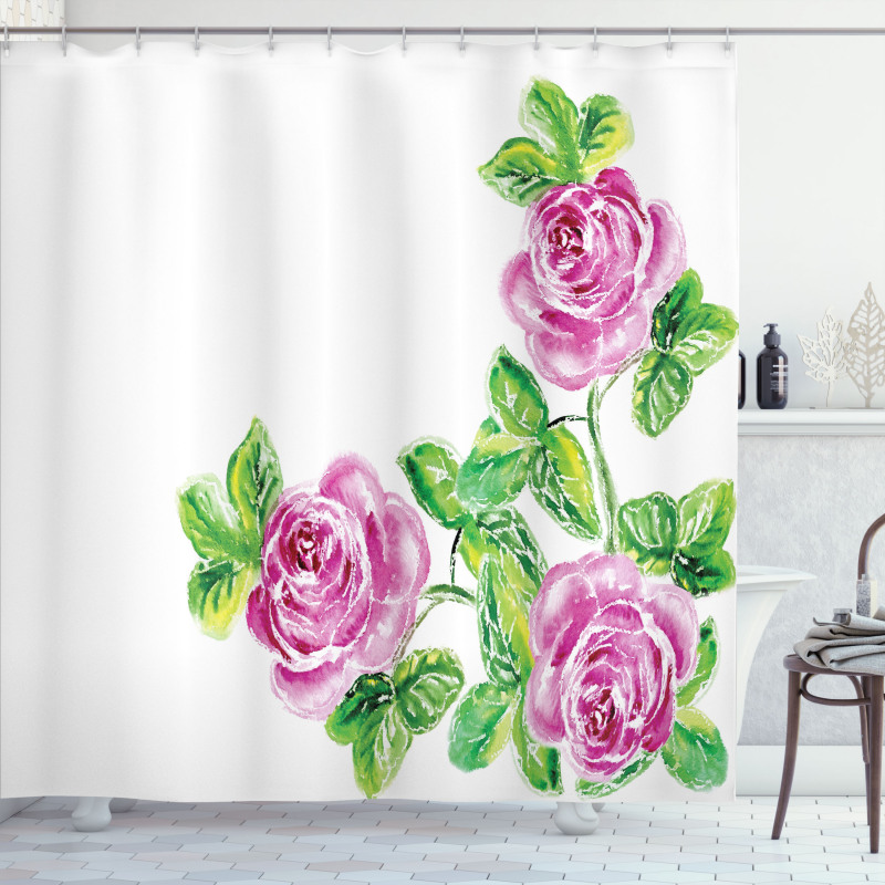 Roses Romance Shower Curtain