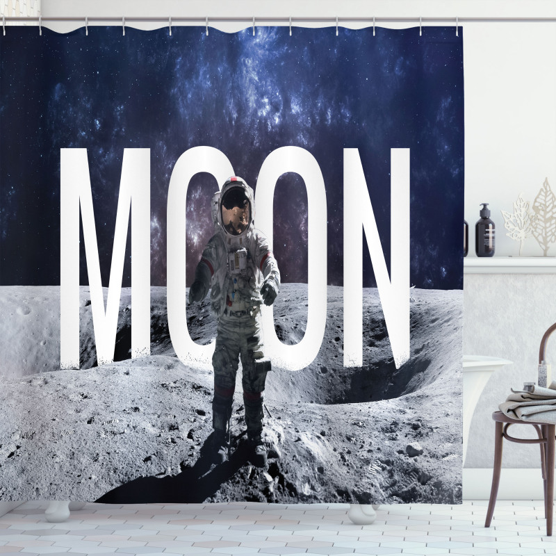 Big Bang in Outer Space Shower Curtain