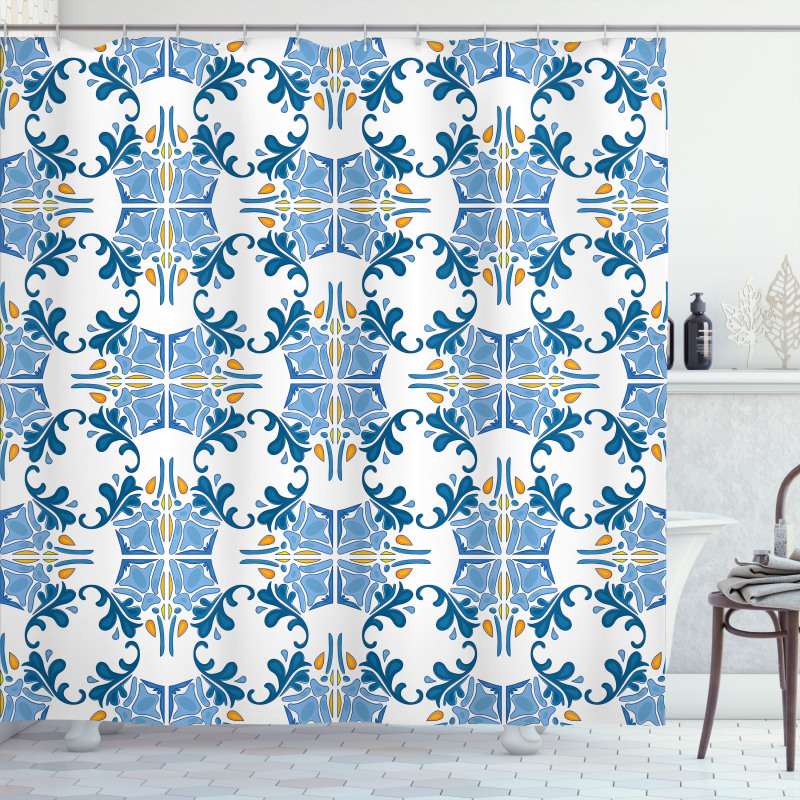 Roman Easten Tiles Shower Curtain