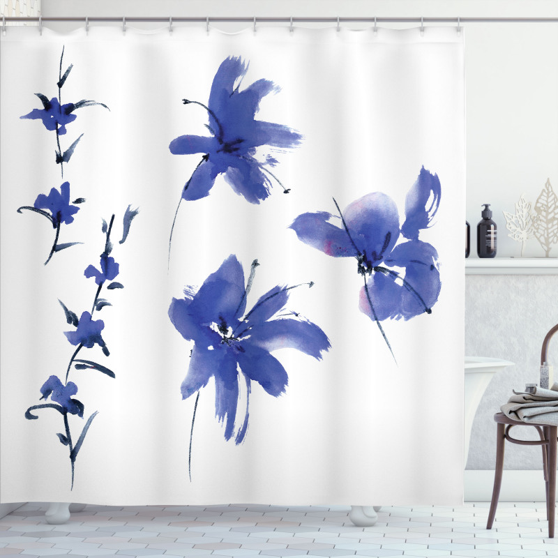 Oriental Art Shower Curtain