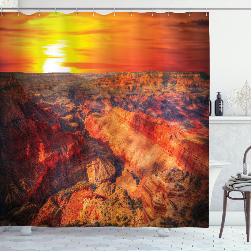 Grand Canyon Horizon Shower Curtain