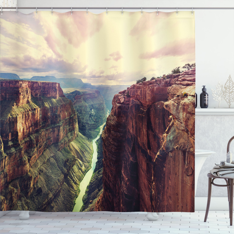 Grand Canyon River Shower Curtain