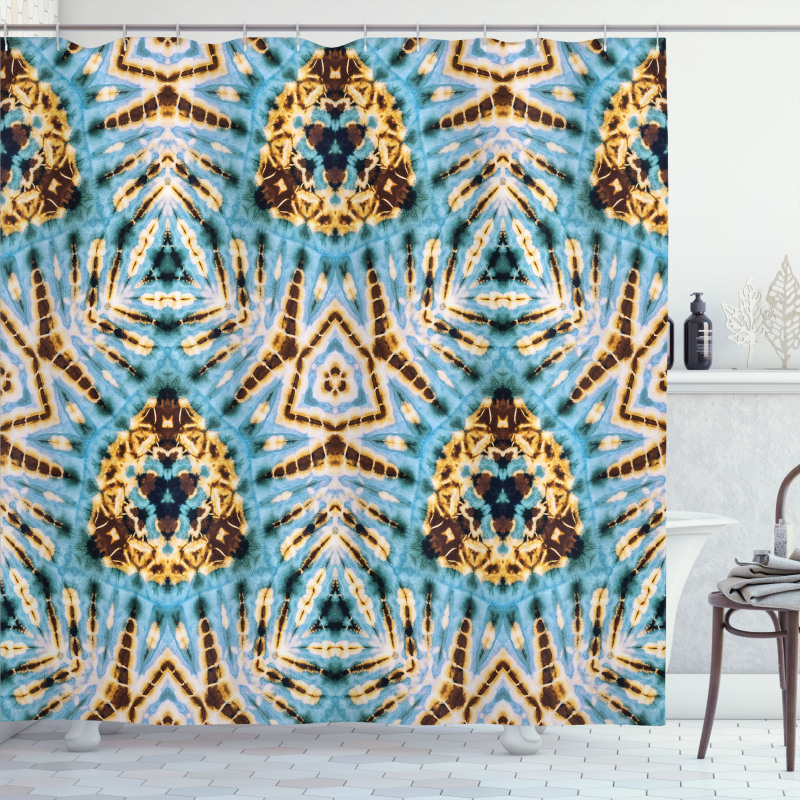 Abstract Tribal Patterns Shower Curtain