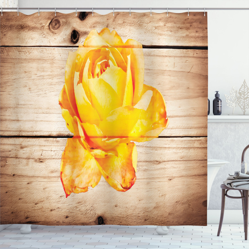 Rose Petals and Flowers Shower Curtain