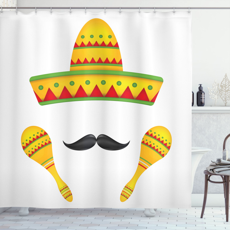 Famous Mexican Shower Curtain
