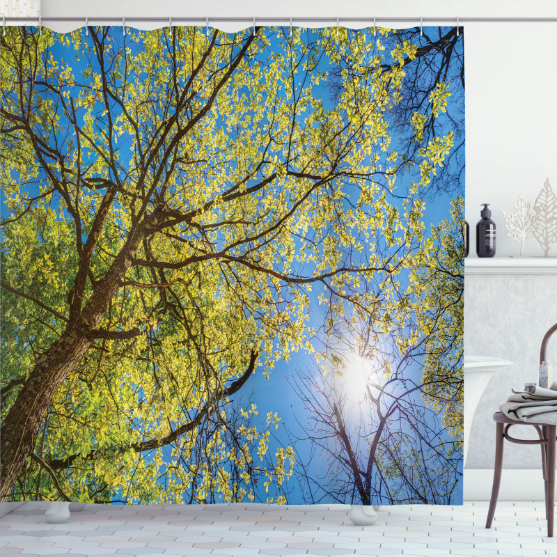 Pastoral Tree Branch Shower Curtain