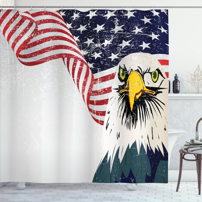 4th of July Country Shower Curtain