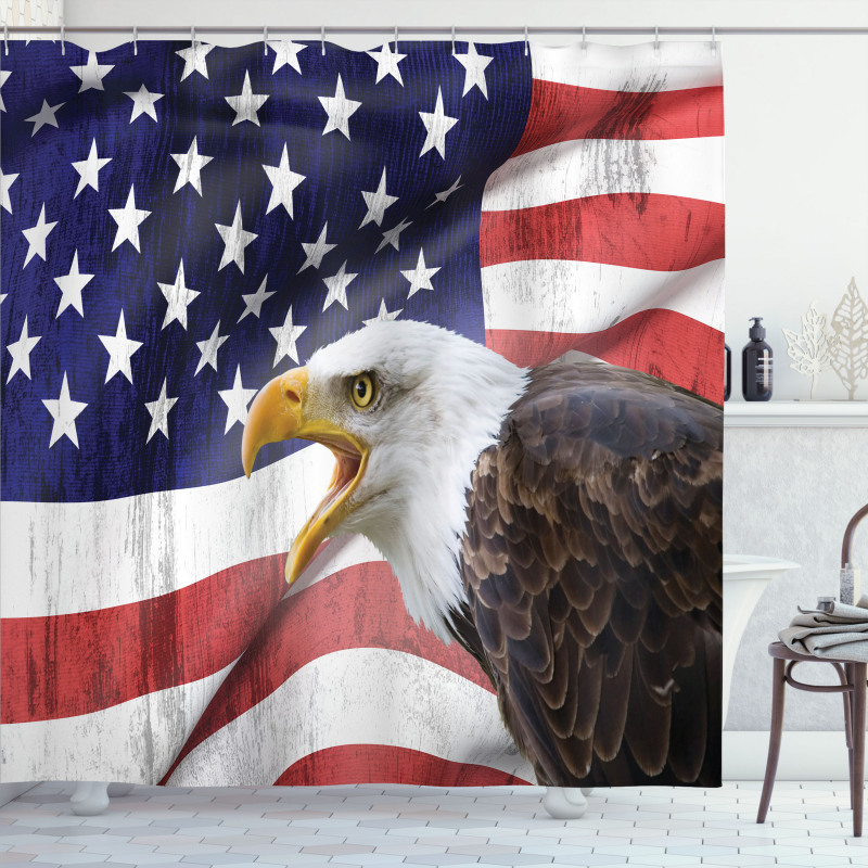 Bald Eagle Shower Curtain