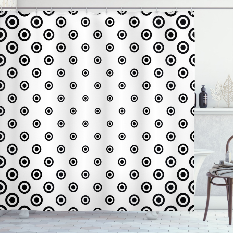 Different Shapes Shower Curtain