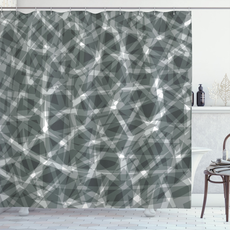 Digital Fractal Art Shower Curtain