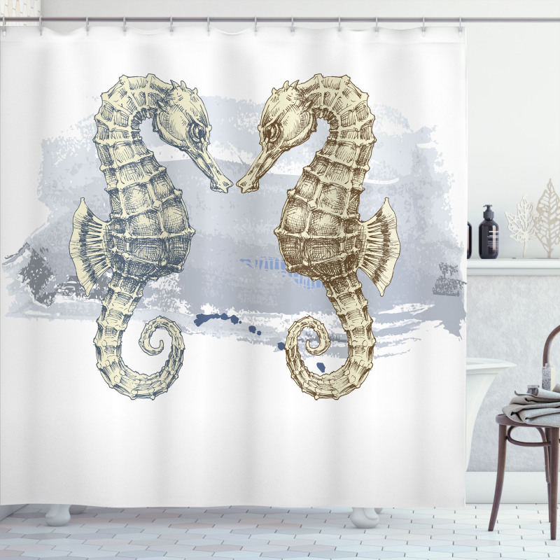 Seahorse Lovers Shower Curtain