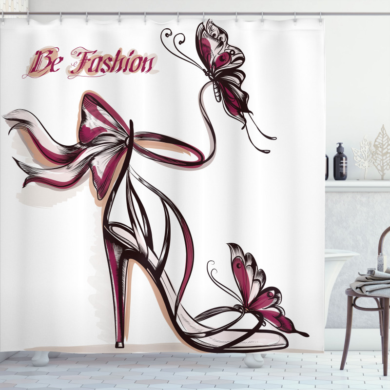 Classy High Heels Fashion Shower Curtain