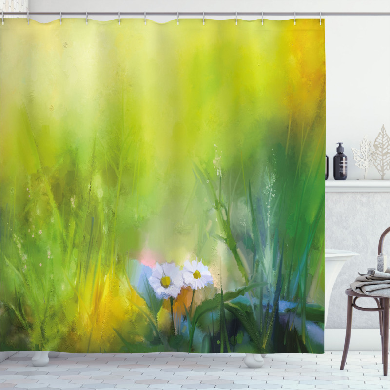 Pastoral Chamomile Shower Curtain