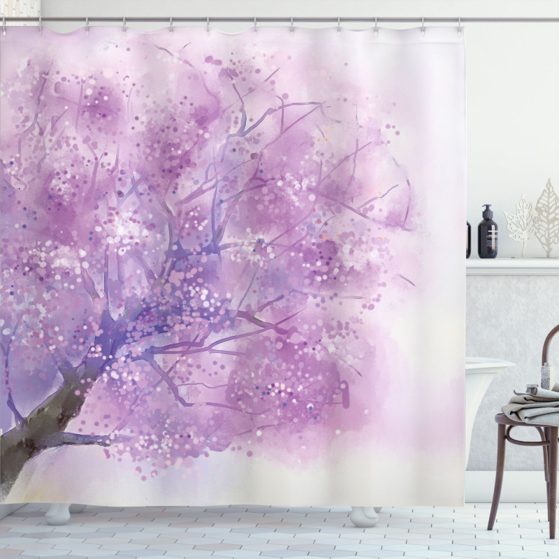 Sakura Tree Springtime Shower Curtain
