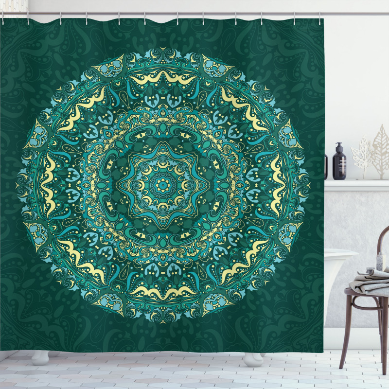 Eastern Mandala Shower Curtain