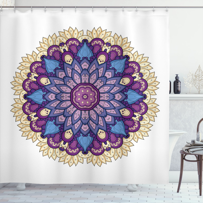 Floral Ornament Nature Shower Curtain