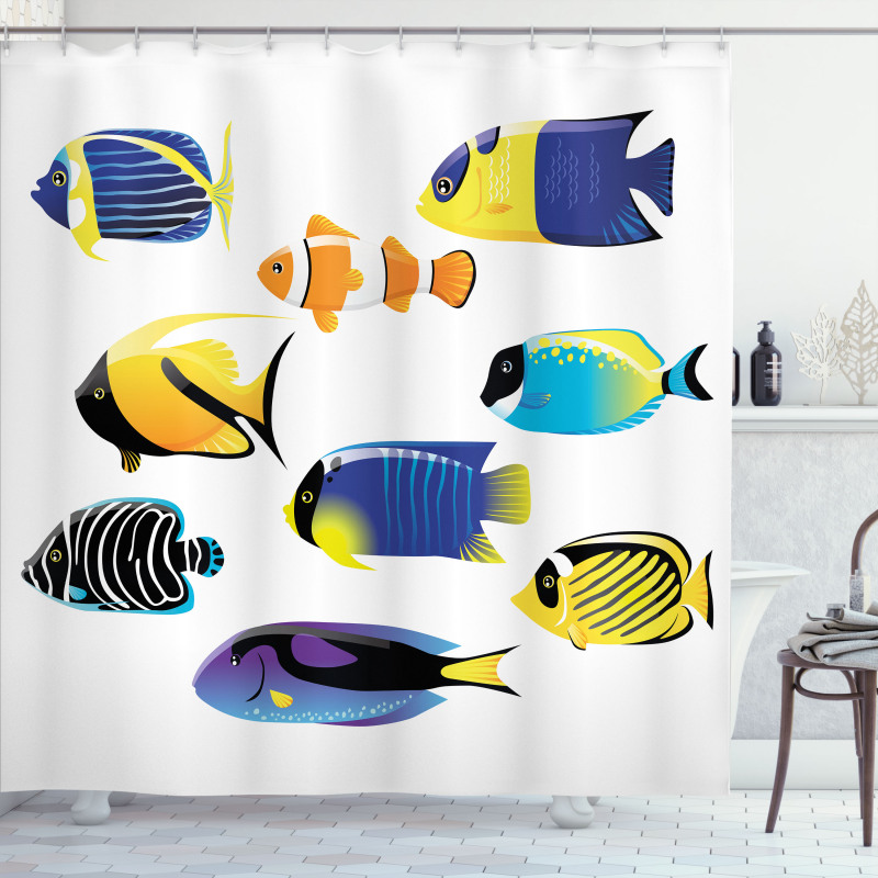 Cod Bonito Palette Shower Curtain