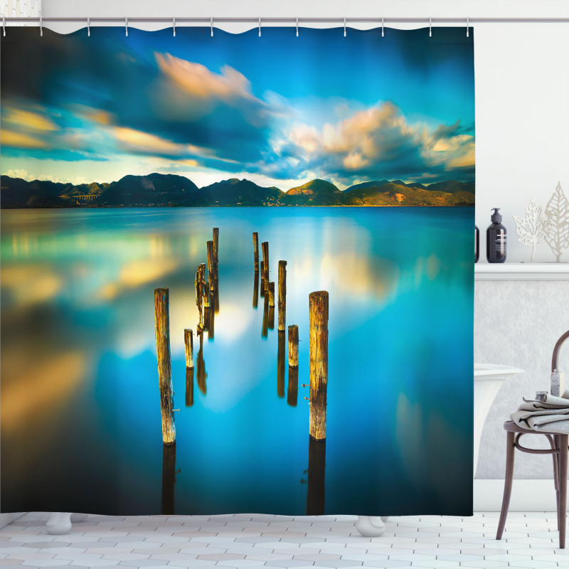 Clouds Ocean Nature Shower Curtain