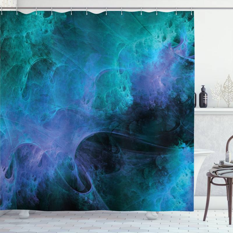 Surreal Hazy Colors Shower Curtain