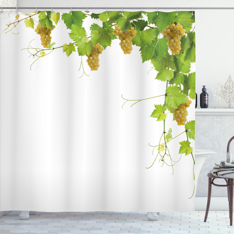 Farmer Berry Wineyard Shower Curtain