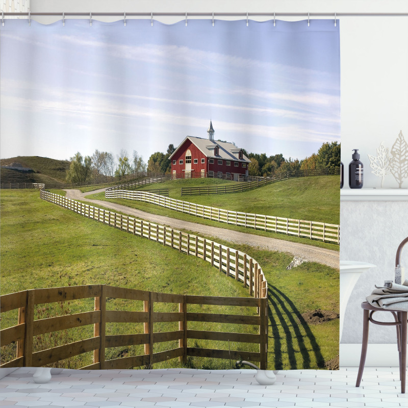 Rural Country House Shower Curtain
