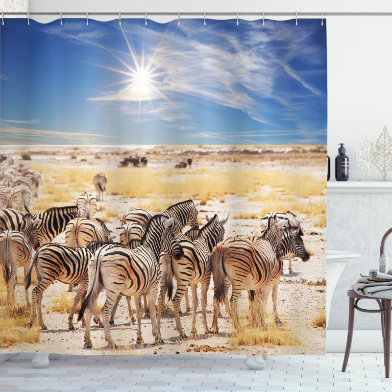 Africa Safari Park Shower Curtain