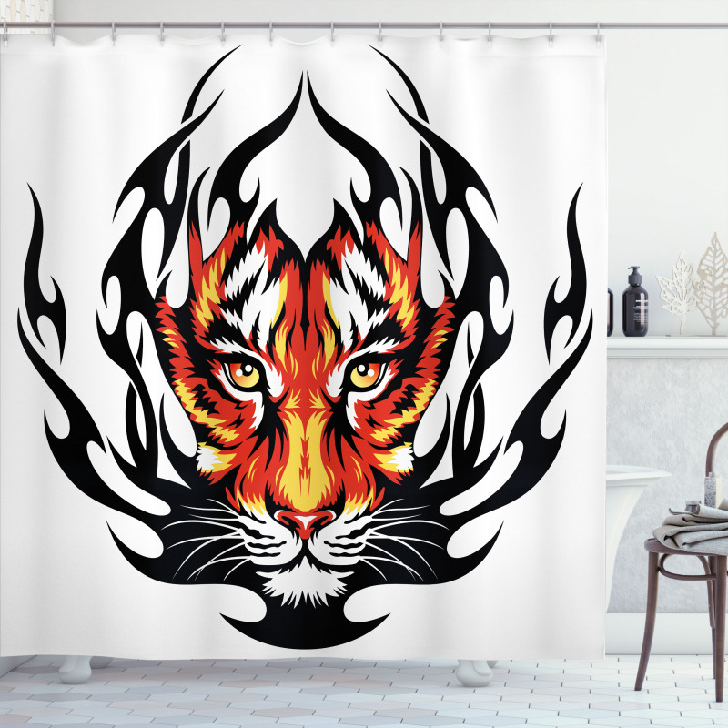 Jungle Tigers Prince Shower Curtain